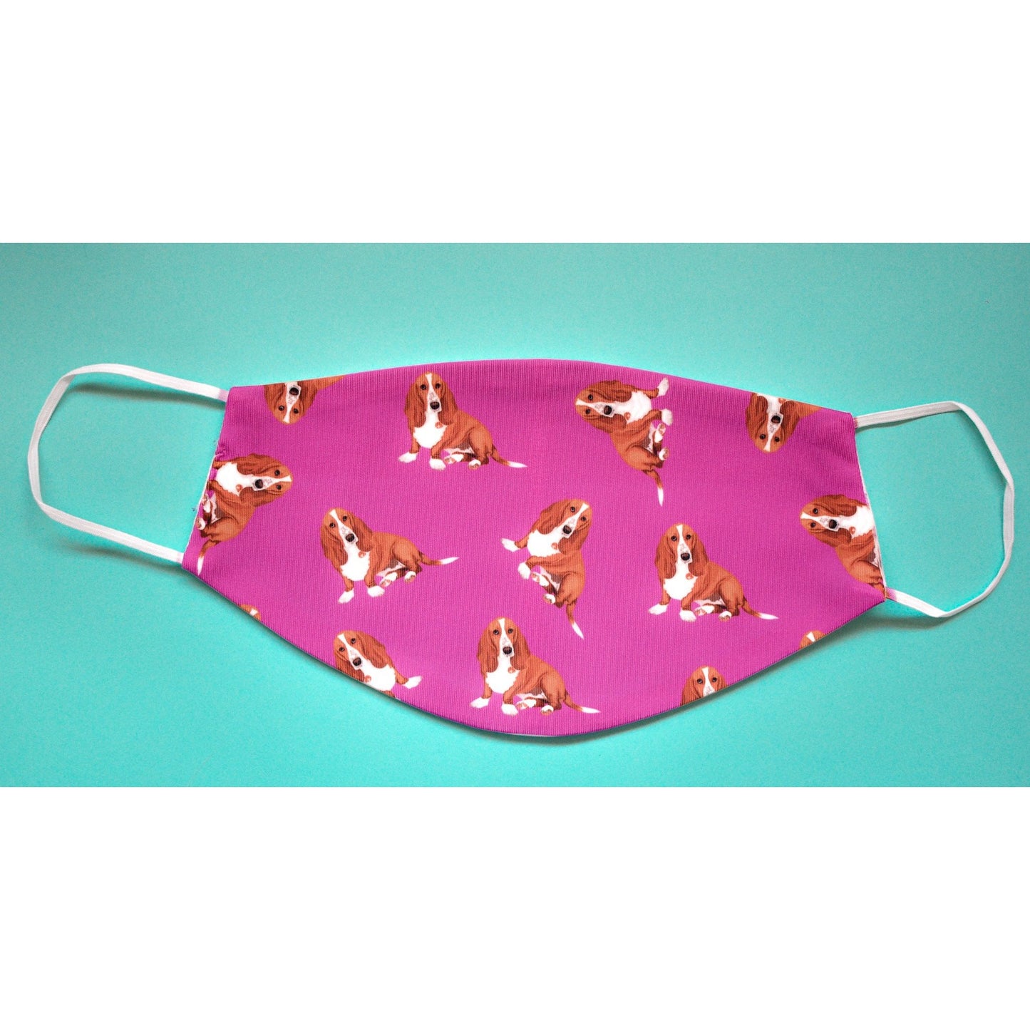 Basset Hound Face Cover - Barky