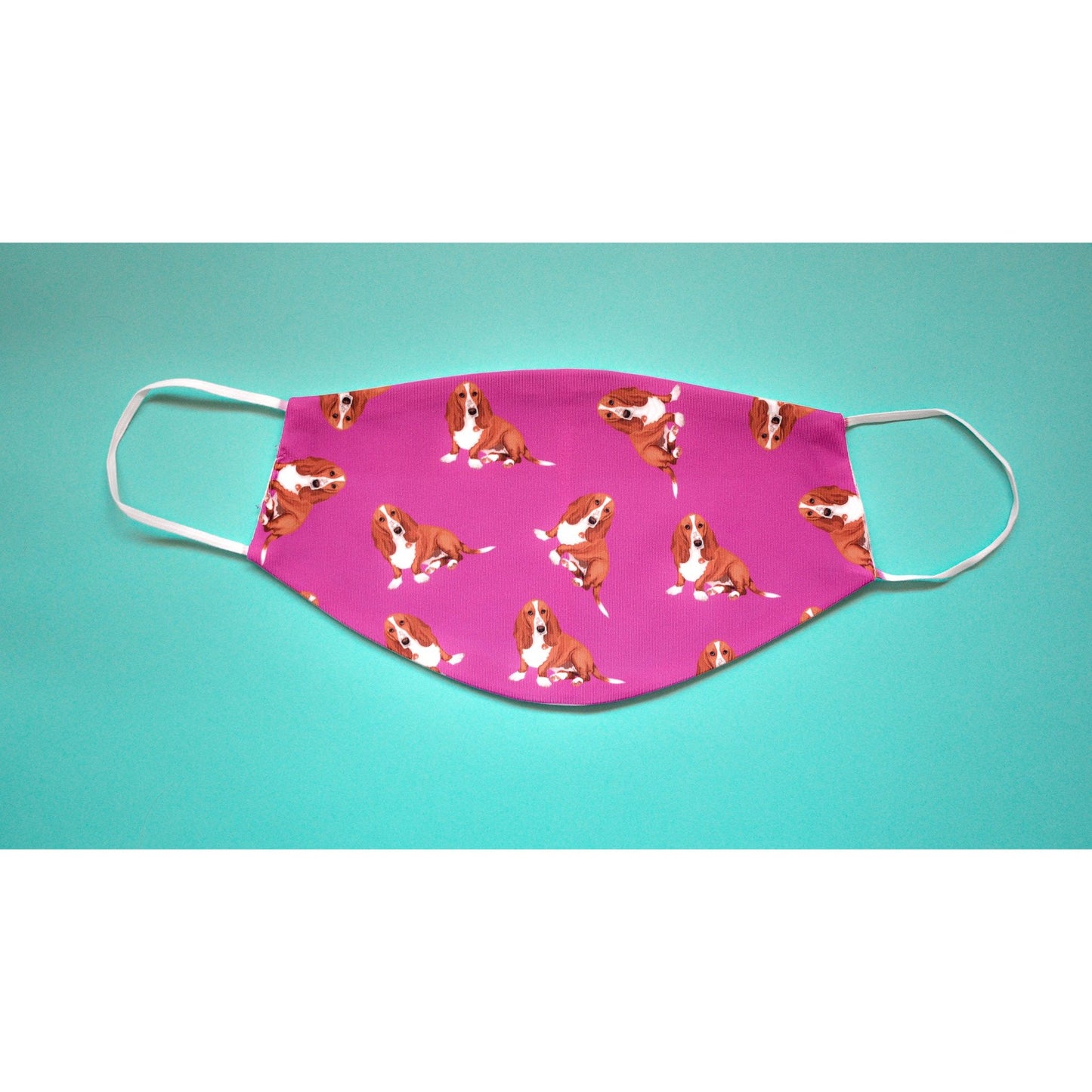 Basset Hound Face Cover - Barky