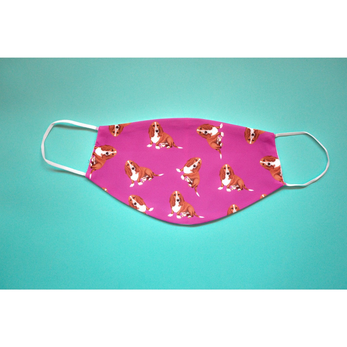 Basset Hound Face Cover - Barky