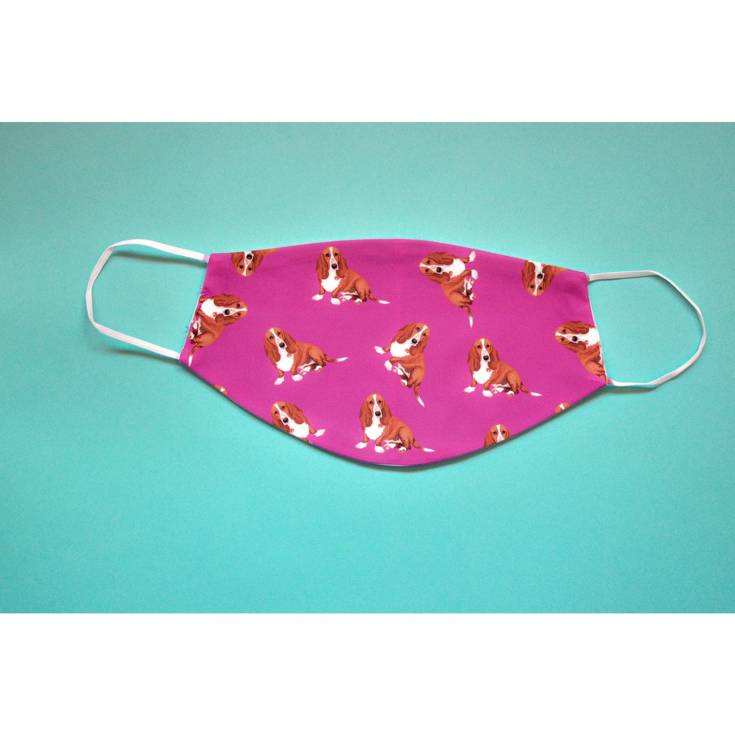 Basset Hound Face Cover - Barky