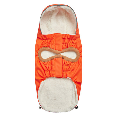 Insulated Raincoat w/ Popcorn Sherpa - Orange - Barky