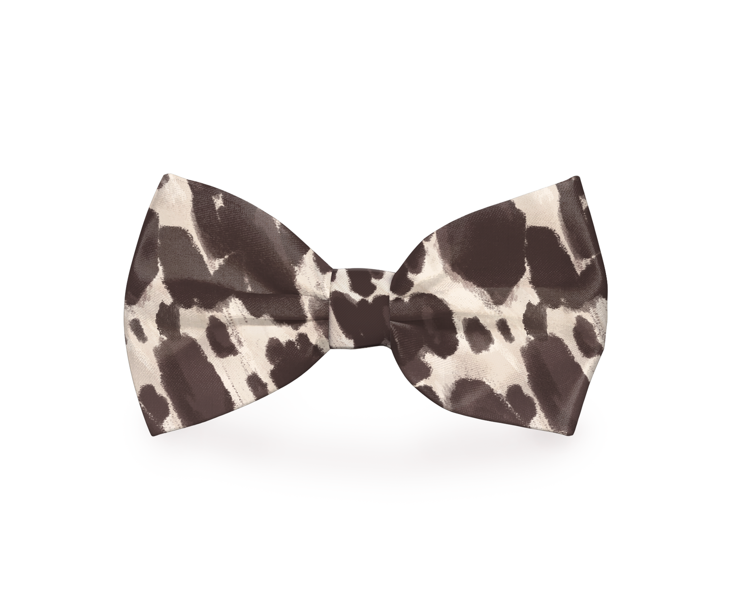 Cow Print Dog Bow Tie - Barky