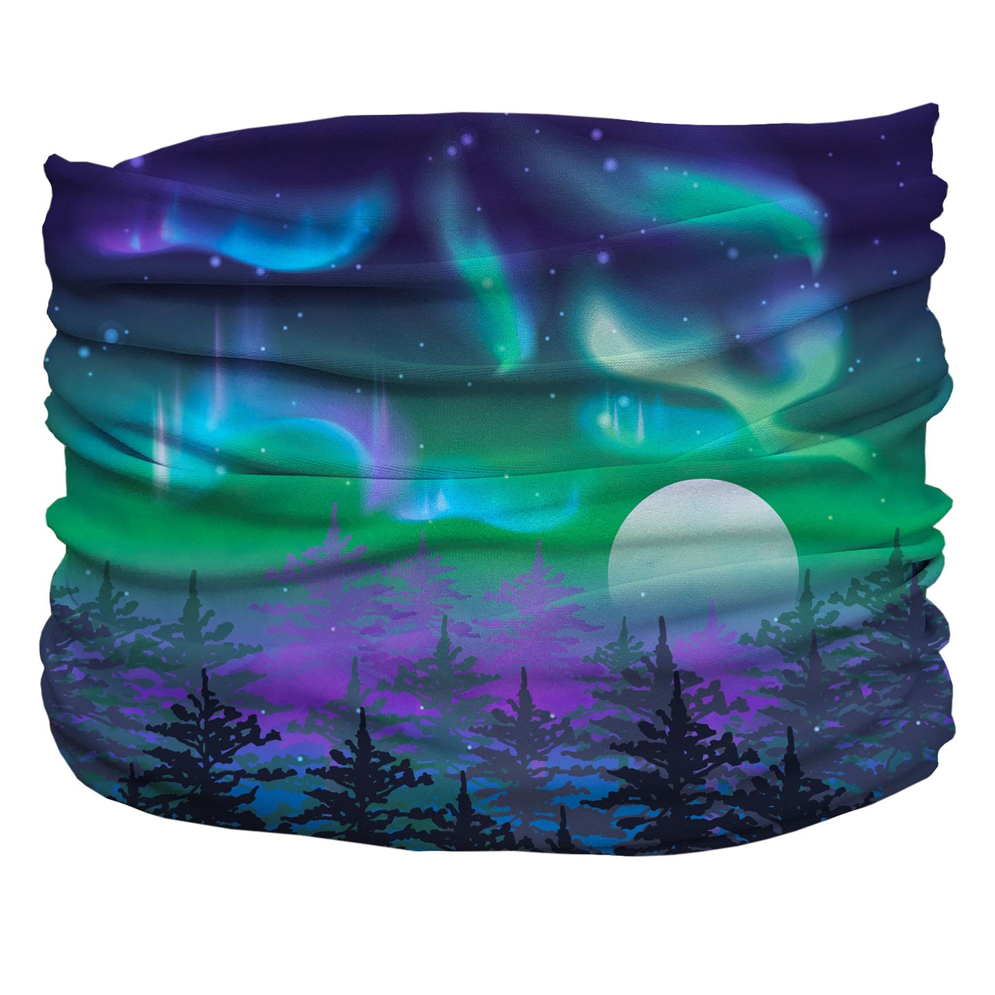 Northern Lights Pup Scruff Neck Cover - Barky
