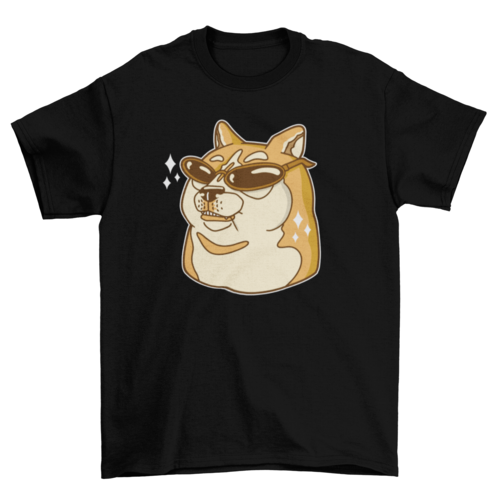 Doge sunglasses t-shirt - Barky