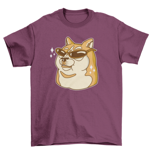 Doge sunglasses t-shirt - Barky