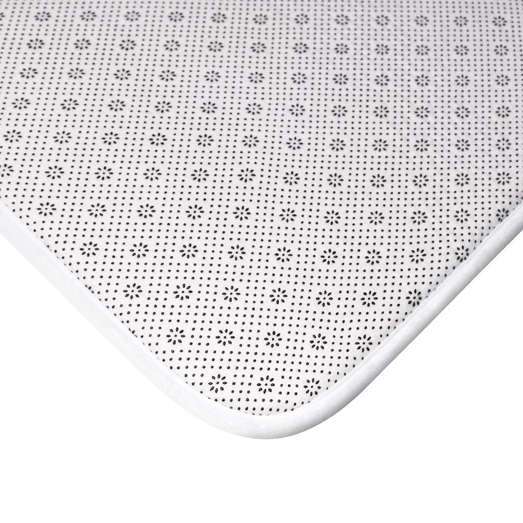 Cute Husky Blue Bath Mat - Barky