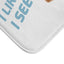 Funny Dog Looking Up Bath Mat - Barky