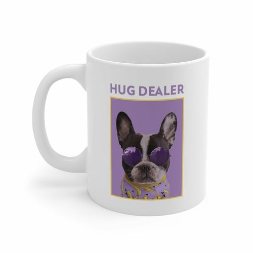 Pug Hug Dealer Mug - Barky