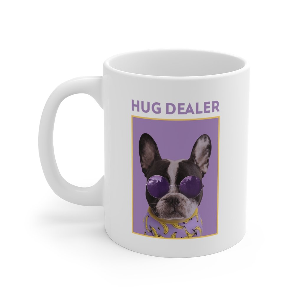 Pug Hug Dealer Mug - Barky