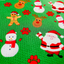 Christmas Festive Green Holiday Tie On Dog Bandana - Barky