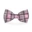 Plaid Pink Dog Bow Tie - Barky