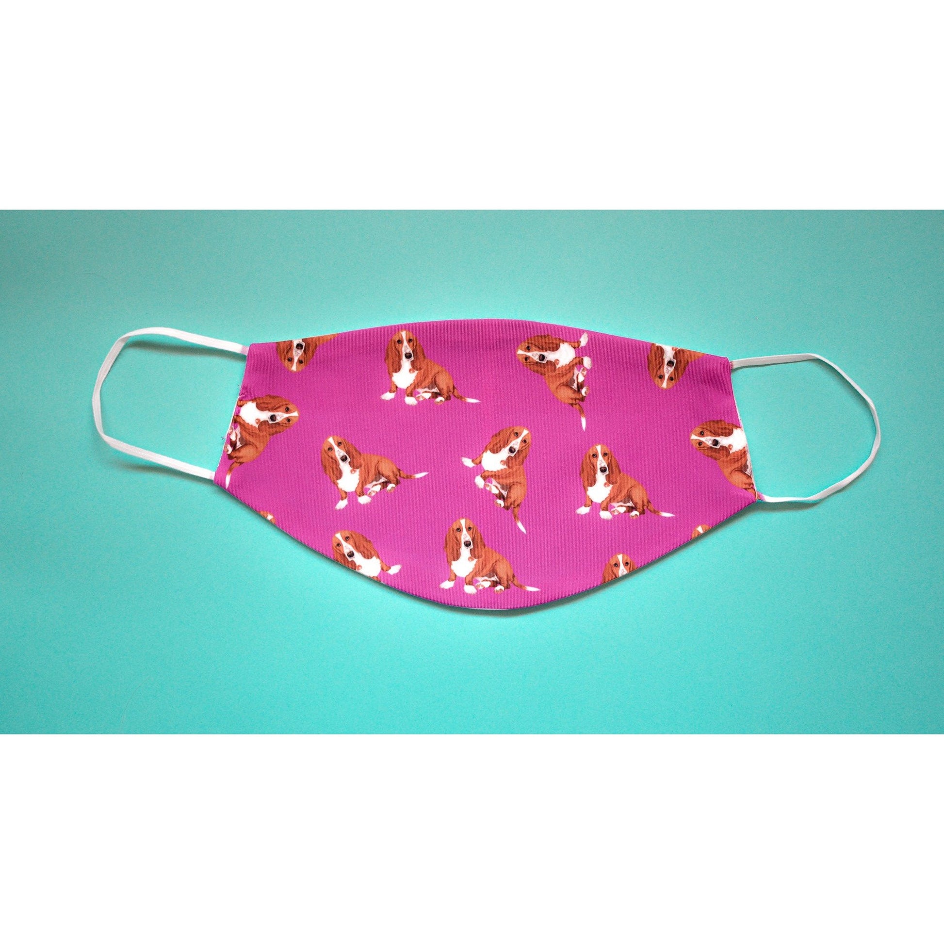 Basset Hound Face Cover - Barky