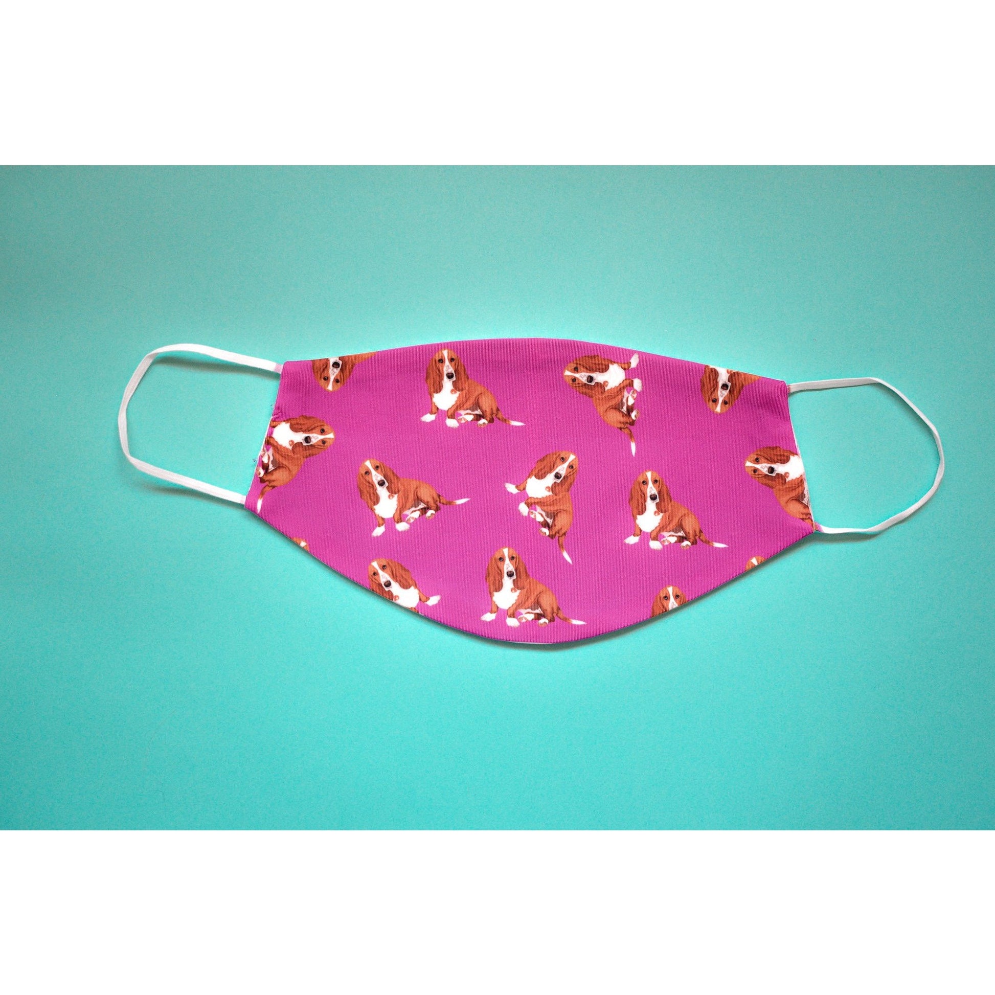 Basset Hound Face Cover - Barky