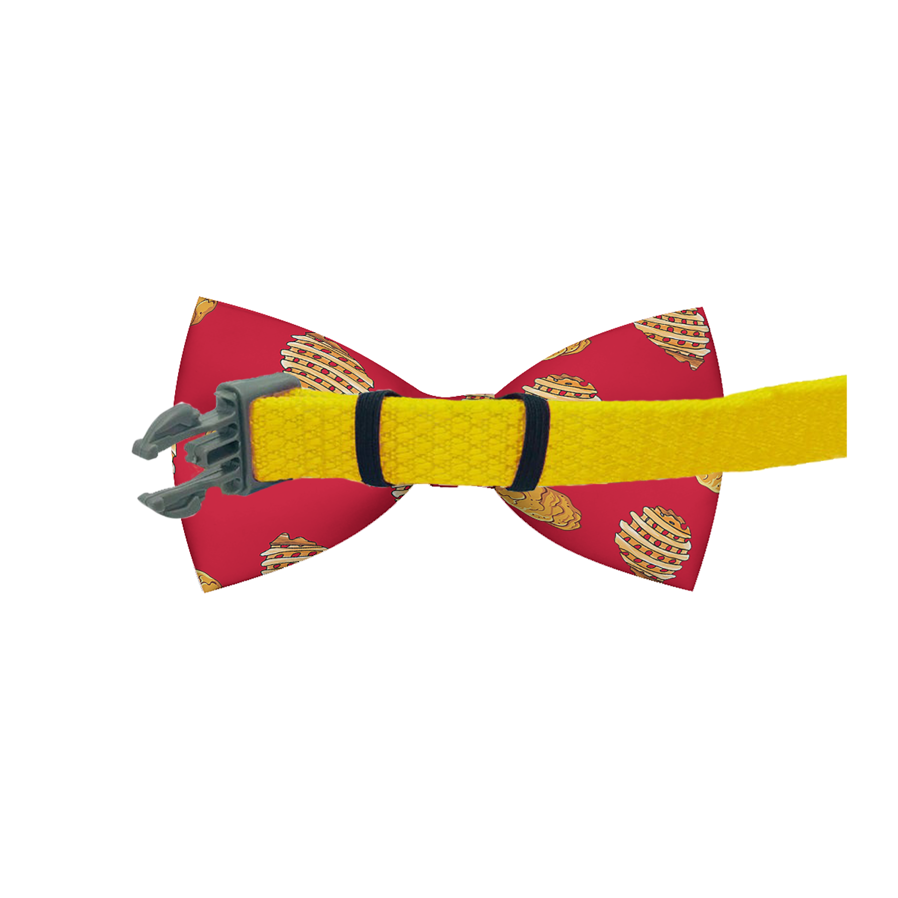 Chicken Nuggets & Waffle Fries Dog Bow Tie - Barky