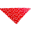 Valentines Day Paw Prints & Hearts Red Tie On Dog Bandana - Barky