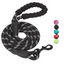 5ft Leash w/ Comfortable Padded Handle & Reflective Threads - Barky