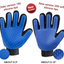 Dog Grooming Glove Brush - Right Handed - Barky