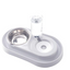 Stainless Steel Bowls w/ Automatic Water Bottle Dispenser - Barky