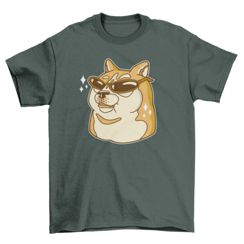 Doge sunglasses t-shirt - Barky