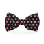 Polka-Dot Pink & Black Dog Bow Tie - Barky