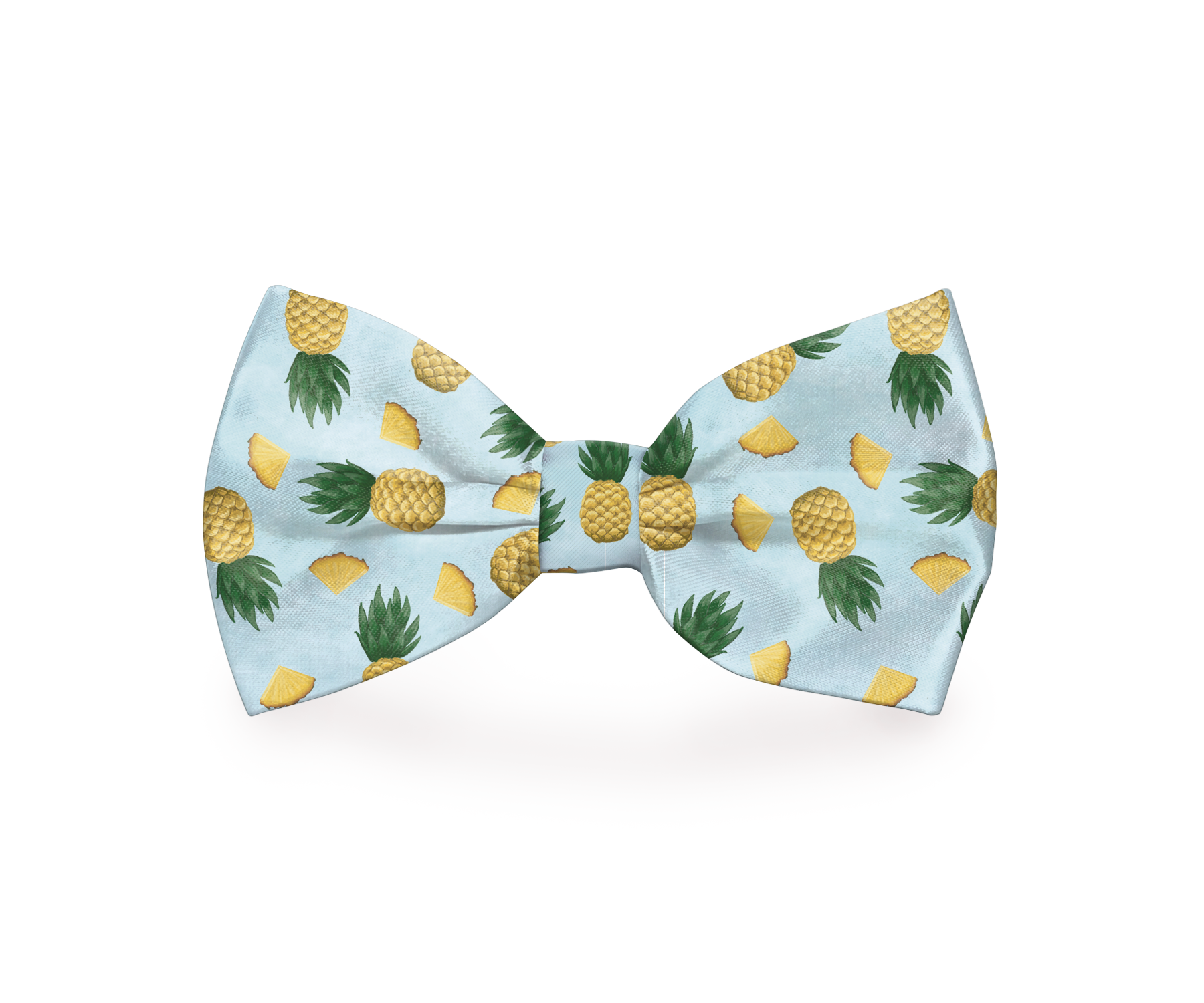 Tropic Like It's Hot Pineapple Dog Bow Tie - Barky