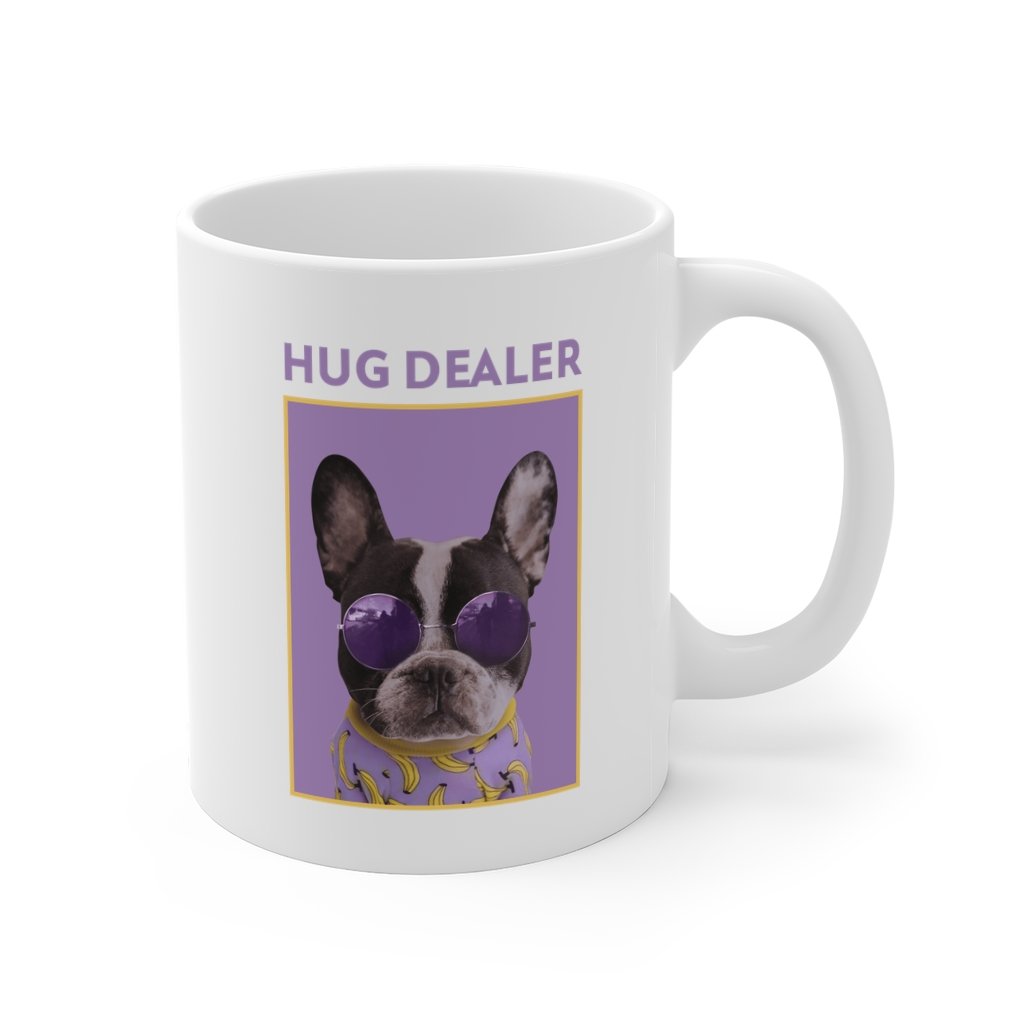 Pug Hug Dealer Mug - Barky