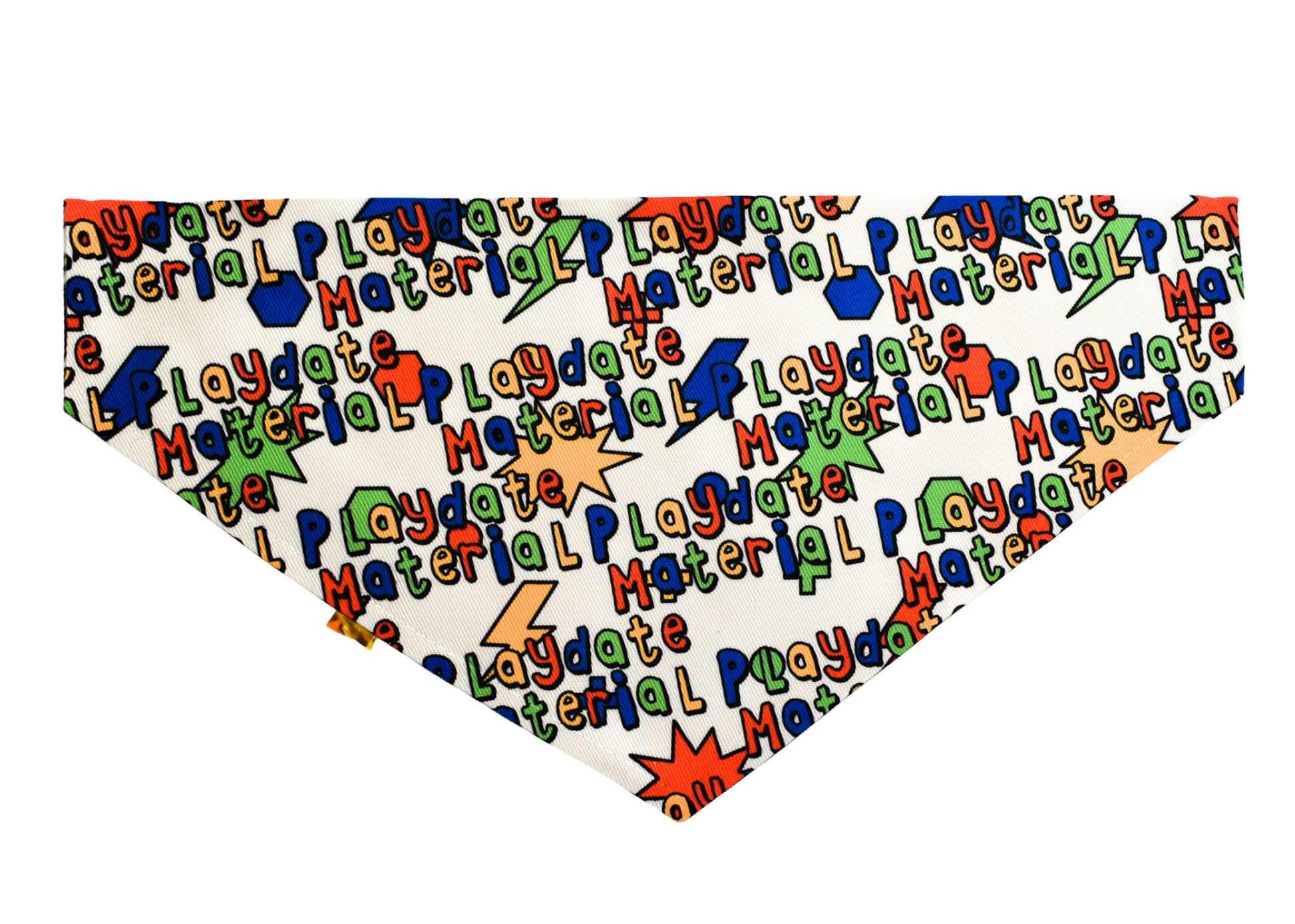 Playdate Material Dog Bandana - Barky