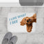 Funny Dog Looking Up Bath Mat - Barky