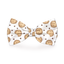 Chocolate Chip Cookie White Dog Bow Tie - Barky